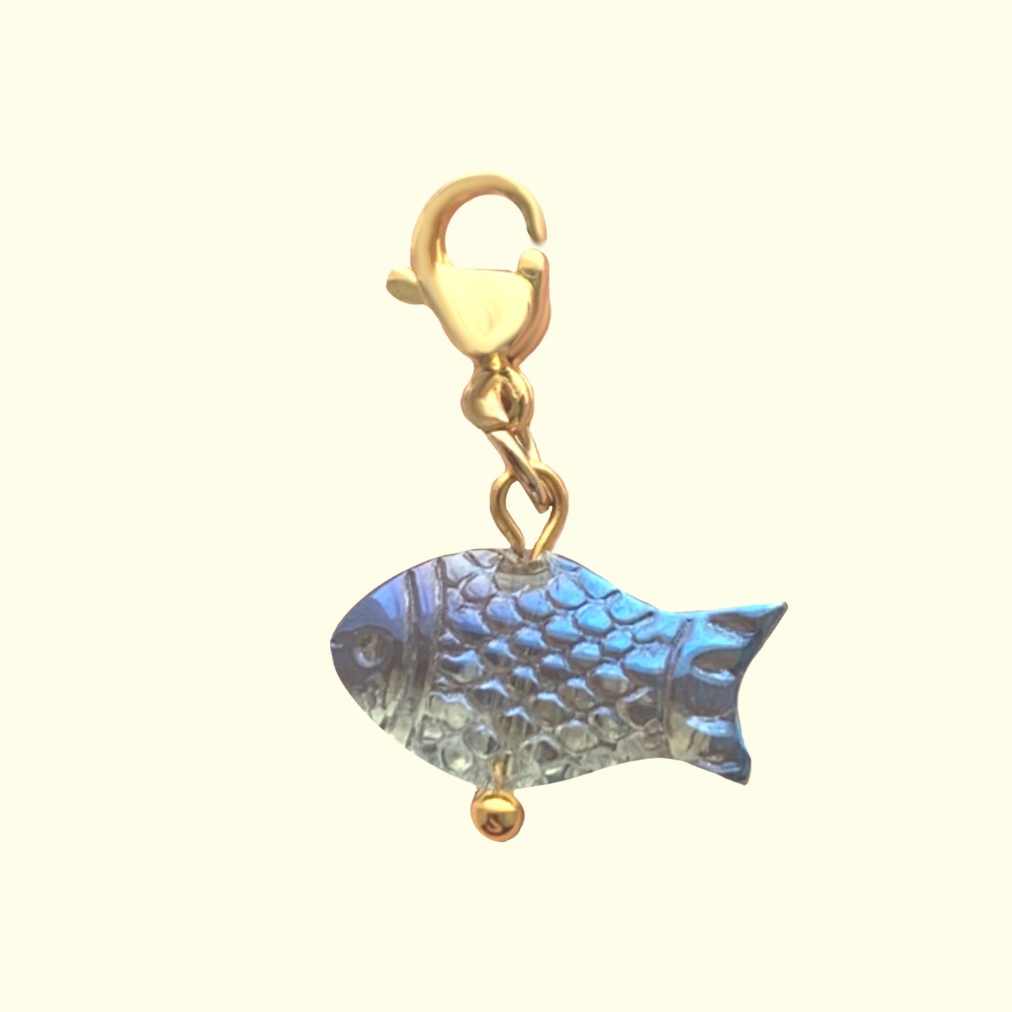 Charm Doré POISSON BLEU